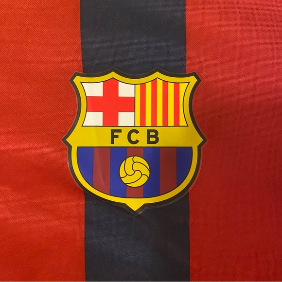 NIKE - Barcelona F.C. 2013-14 Home Kit Jersey - Size L - Picture 4 of 13